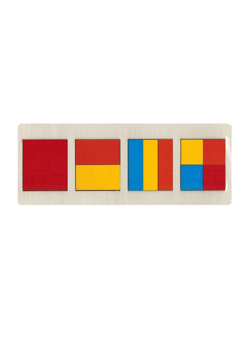 Toys Rulers Shapes And Fractions Square And Rectangle  - Image 1