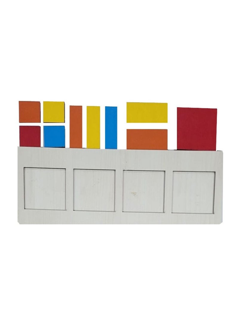 Toys Rulers Shapes And Fractions Square And Rectangle  - Image 2