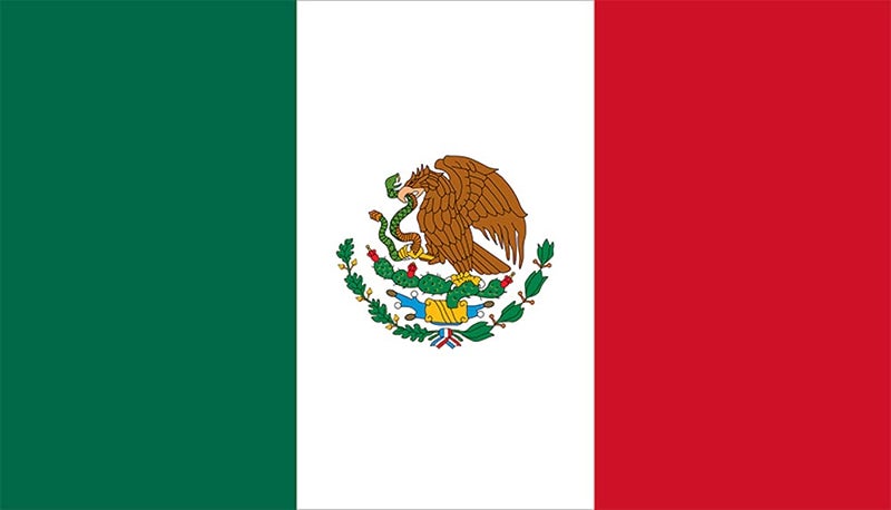 Generic Mexico National Flag - Multi-Colour 
