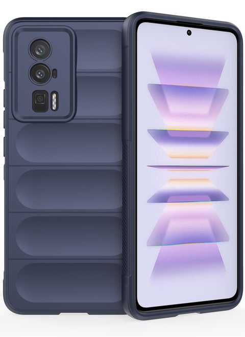شاومى بوكو اف 5 برو/ريدمى كى 60/كى 60 برو (Xiaomi Poco F5 Pro/Redmi K60/K60 Pro) جراب ماجيك كيس كفر حماية للهاتف - (ازرق داكن)