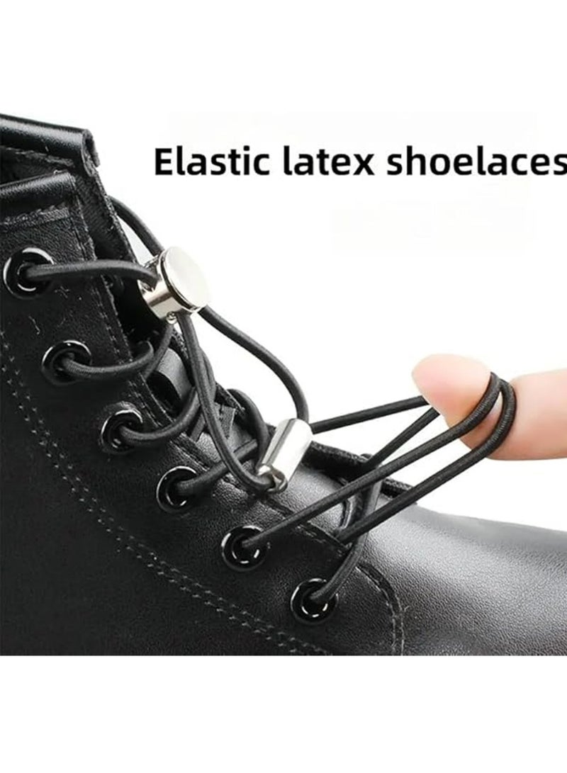 تريكل 5 أزواج لا ربطة أحذية - ربطة مرنة دائرة الحذاء ربطة لأحذية المشي لمسافات طويلة ، أحذية العمل وأحذية الرياضة الرياضية - Image 3