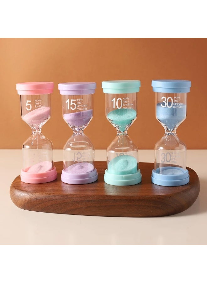 Rubik Sand Timer, 45 Minutes Decorative Hourglass Clock for Kitchen Home Office School Decoration 13cm Height (45 min, Light Green)  - Image 2