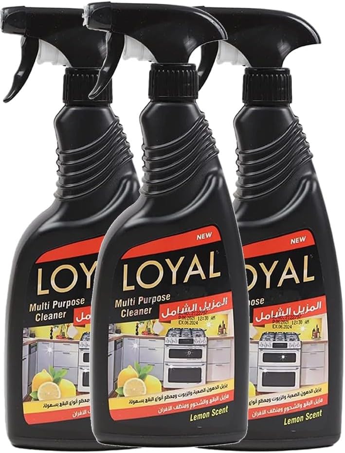 Loyal Multi-Purpose Cleaner 750 ml - Lemon Scent - Pack of 3