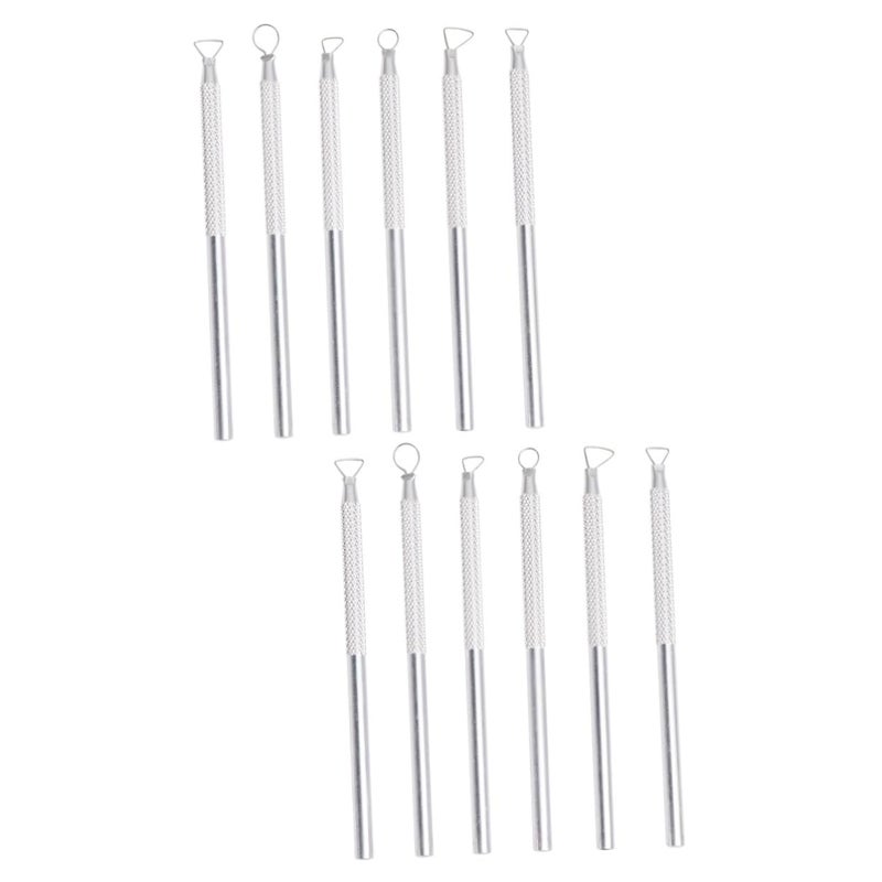 2 Sets 6 Pcs Aluminum Clay Sculpting Tools For Pottery Carving And Molding - Image 2
