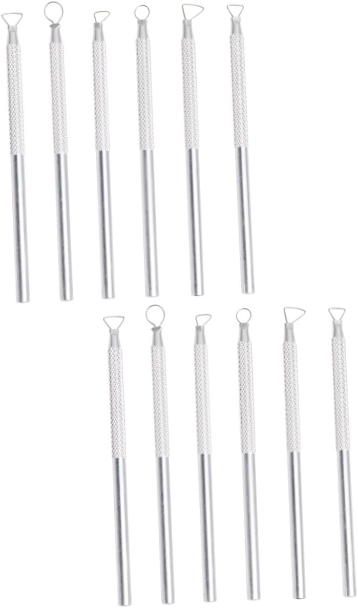 2 Sets 6 Pcs Aluminum Clay Sculpting Tools For Pottery Carving And Molding - Image 1