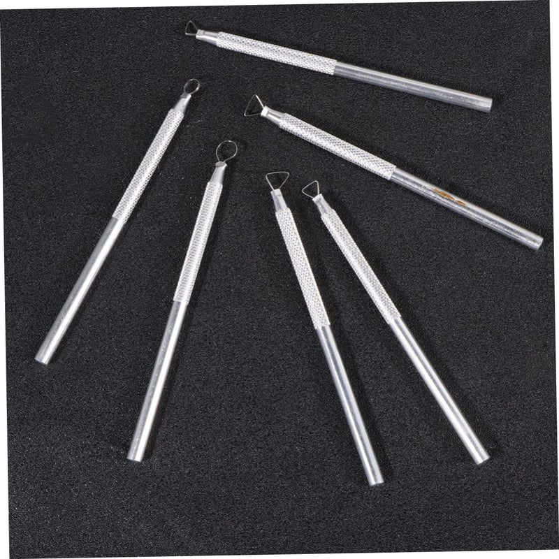 2 Sets 6 Pcs Aluminum Clay Sculpting Tools For Pottery Carving And Molding - Image 3