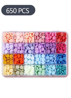 650-Piece Wax Seal Beads, DIY Sealing Wax for Wax Seal Beads, 24 Colors Sunflower Wax Stamp Beads for Letter Sealing and Envelope Stamp Wedding Invitation Wine Package Gift Wrapping