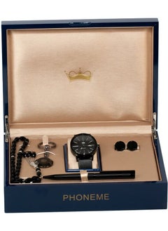 A jewelry set consisting of a watch and accessories