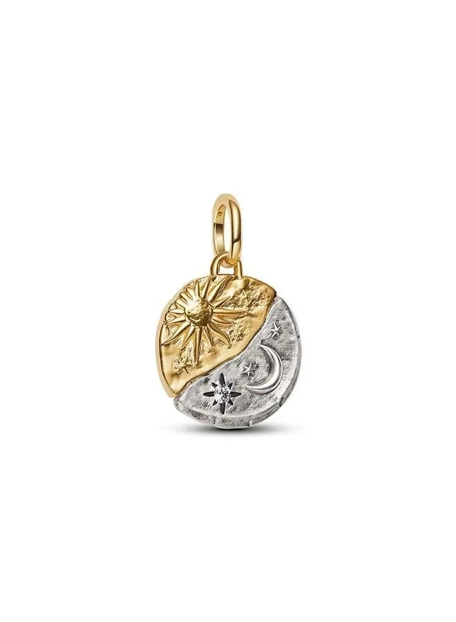 باندورا Sun and Moon Medallion Charm