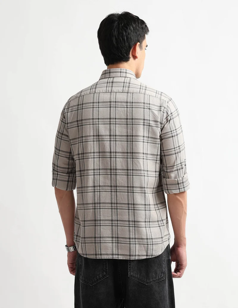 Arrow Ecru Dobby Originals Shirt for Men | Best Price UAE