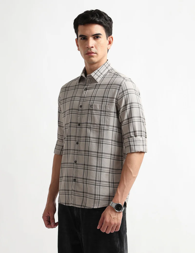 Arrow Ecru Dobby Originals Shirt for Men | Best Price UAE