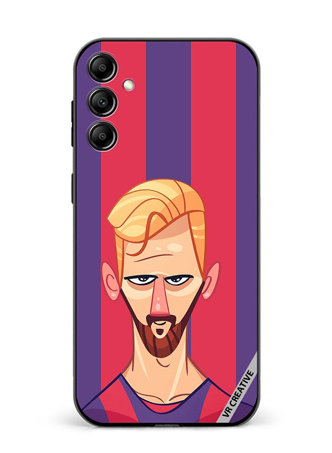 VR CREATIVE Protective Case Cover For Samsung Galaxy A55 Messi Design Multicolour - Image 1