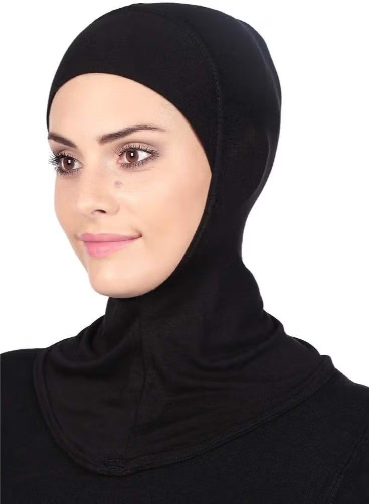 Solid Women's Muslin Hijab Sport Head Scarf Plain Under Scarf Muslimah Turban Cap Scarf Ramadan Accessory - Image 2