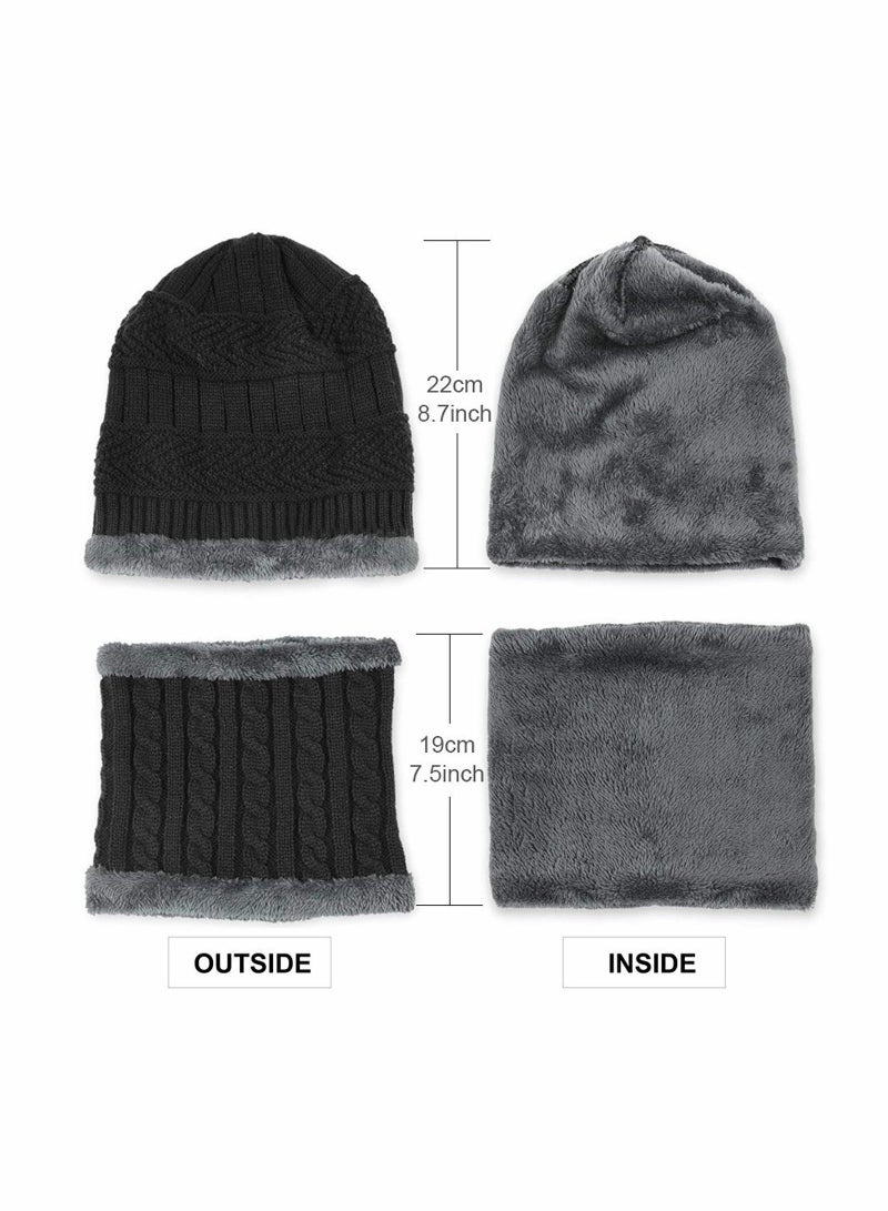 KASTWAVE Kids Boys Girls Winter Hat and Scarf Set - Image 5