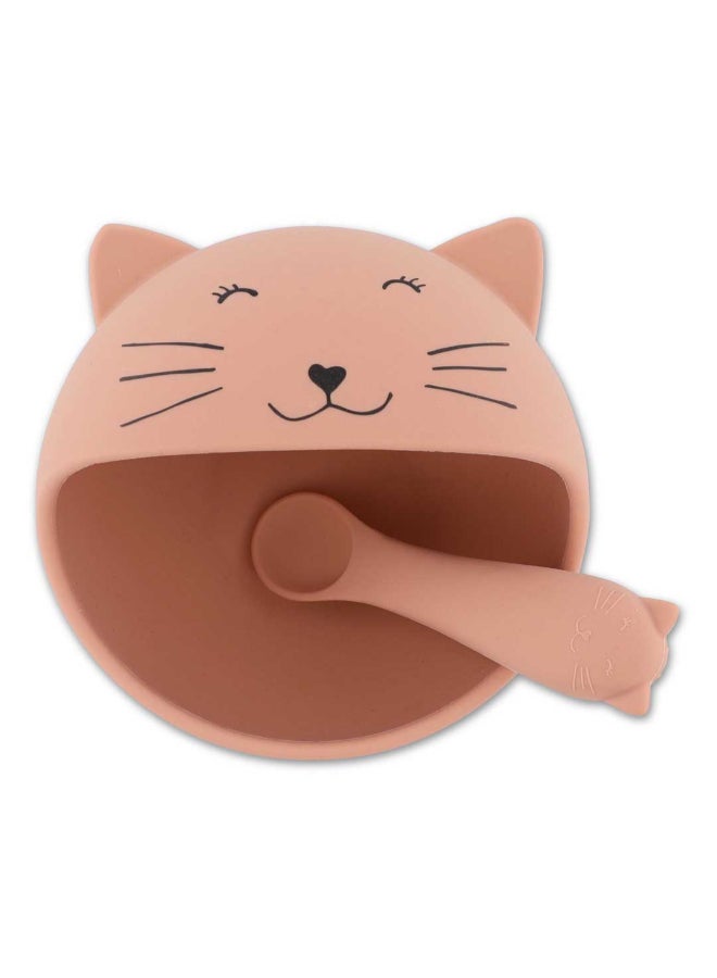Trixie First Baby Silicone Meal Set - Mrs. Cat - Image 3