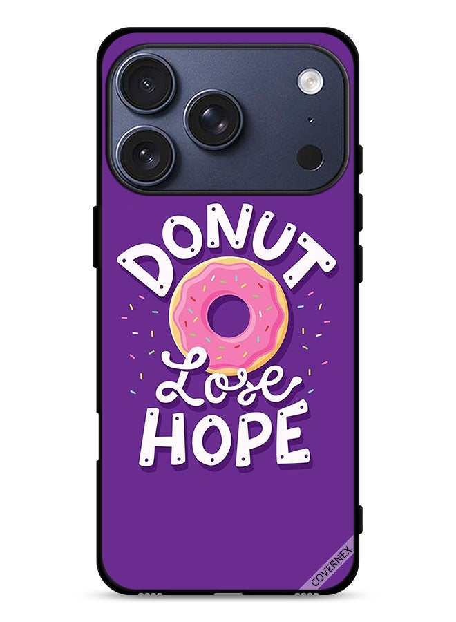 Covernex Apple iPhone 17 Pro Protective Case Cover Donut Lose Hope Wallpaper - Image 1