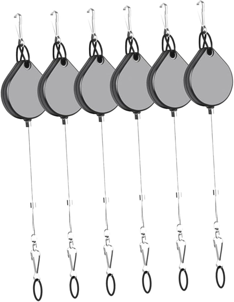 Uonlytech Vr Ceiling Suspension Kit 40pcs Cable Management Pulley System for Vr Headsets with Hooks, Cable Boxes, Screws, and Wall Stickers, Grey, Suitable for Virtual Environment Setup - Image 1