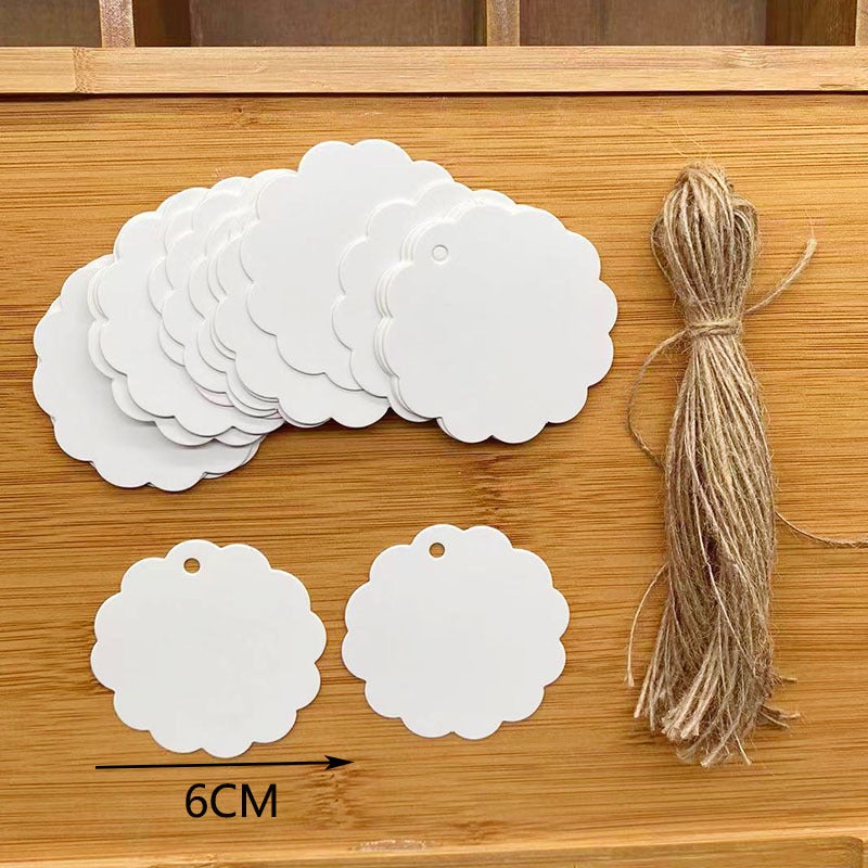 Kraft Paper Blank Card Graffiti Card Kindergarten Partition Card Holiday Packaging Gift Card Greeting Card Decoration Tag - Image 1