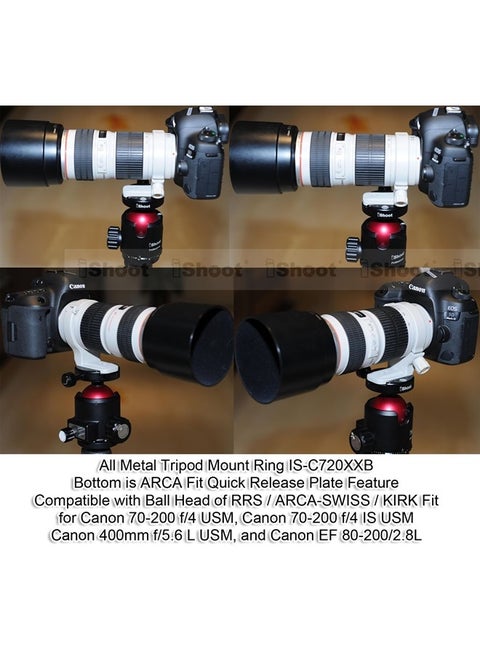 Metal Tripod Collar Mount Ring For Canon EF 70-200mm F/4L IS II USM Lens