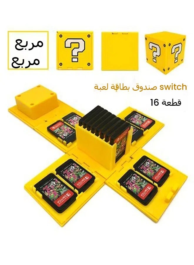 General Switch Game Cartridge Case NS Cartridge Storage Box Peripheral Accessories 16 Pieces NS Card Case Folded Model  - Image 1