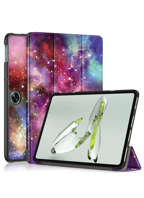 For OnePlus Pad Go / OPPO Pad Air2 / Neo Tri-Fold Caste Paint Dormant Smart Case