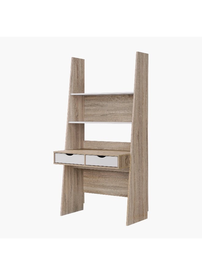 Home Box Melona Study Desk with Hutch for Home Office - Image 3