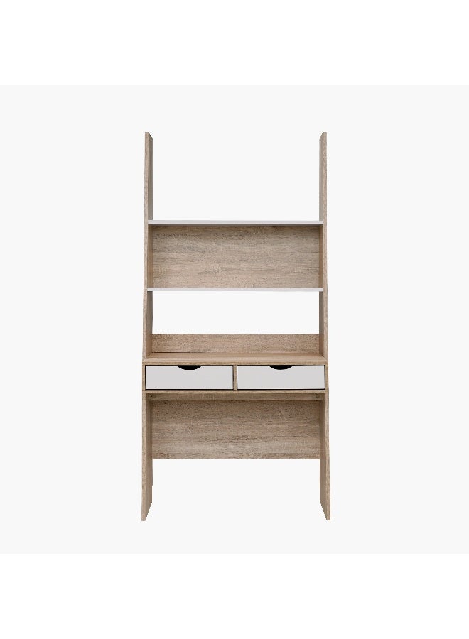 Home Box Melona Study Desk with Hutch for Home Office - Image 2