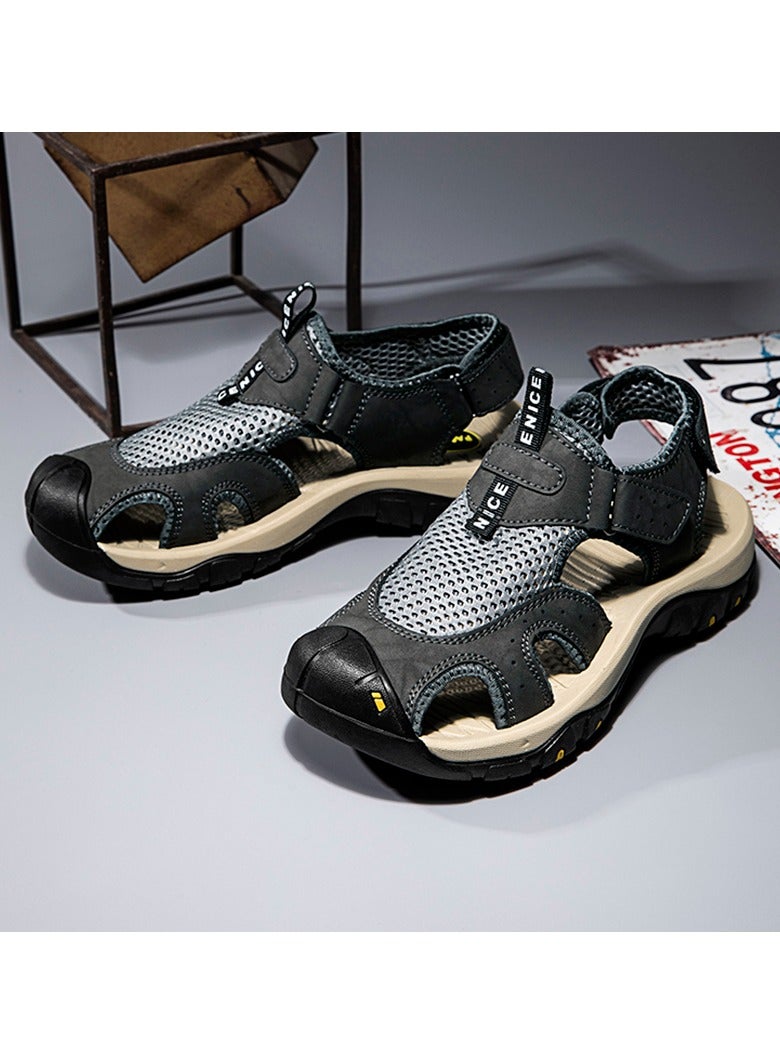 Men Fashion Summer Sport Sandals Beach Water Hiking Shoes Comfort Breathable Casual Non-slip Indoor Outdoor Sandal  - Image 2