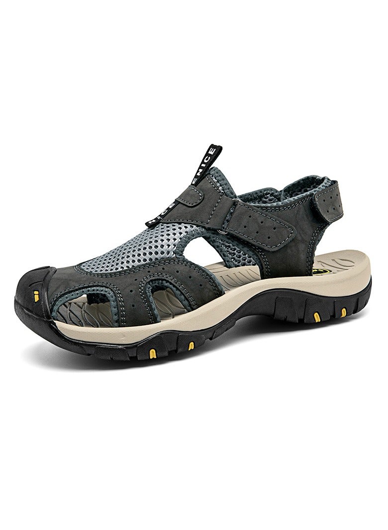 Men Fashion Summer Sport Sandals Beach Water Hiking Shoes Comfort Breathable Casual Non-slip Indoor Outdoor Sandal  - Image 1