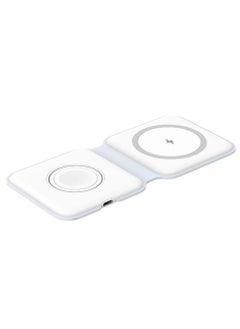 Vidvie 2-in-1 15W Wireless Charger - White  - Image 1