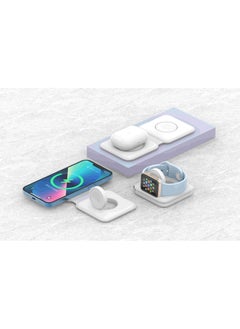 Vidvie 2-in-1 15W Wireless Charger - White  - Image 2