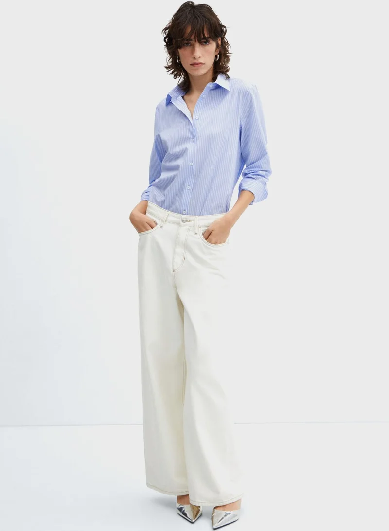 MANGO Button Down Shirt