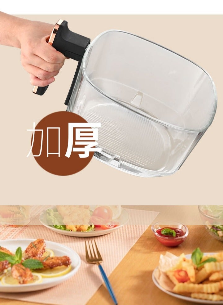 6L الهواء المقلاة الكهربائية المنزلية متعددة الوظائف البصرية مقلاة كهربائية قدرة كبيرة فرن كهربائي آلة متكاملة  - Image 5