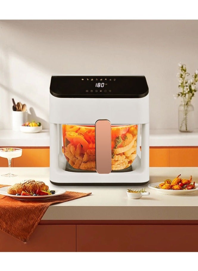 6L الهواء المقلاة الكهربائية المنزلية متعددة الوظائف البصرية مقلاة كهربائية قدرة كبيرة فرن كهربائي آلة متكاملة  - Image 1