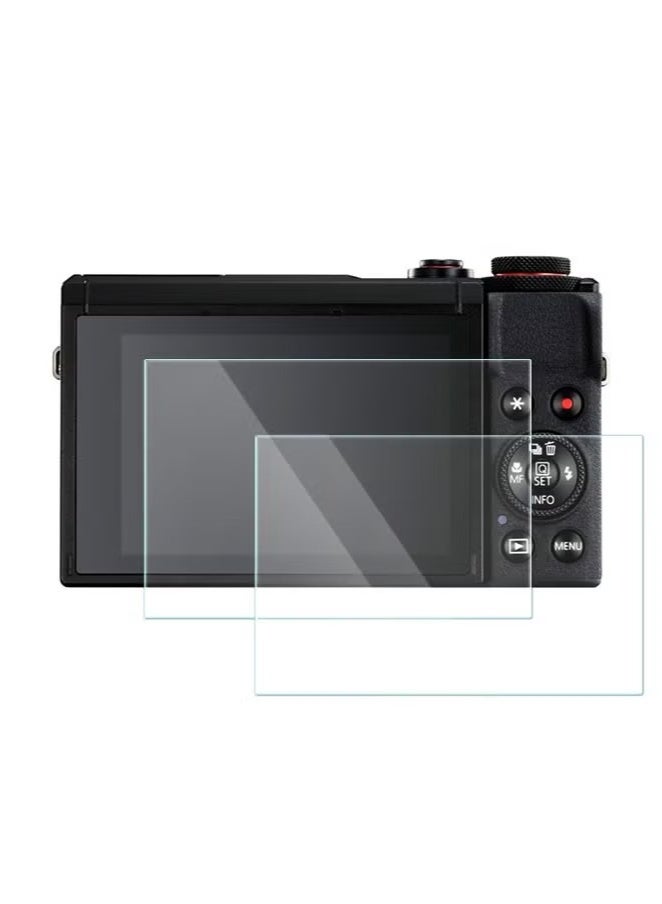 2 PACK Screen Protector for Canon EOS R6 Mark II with Cleaning Kit | 0.3mm Tempered Glass Cover, 9H Hardness, Anti-Scratch Anti-Bubble Film for Camera Screen - Image 1