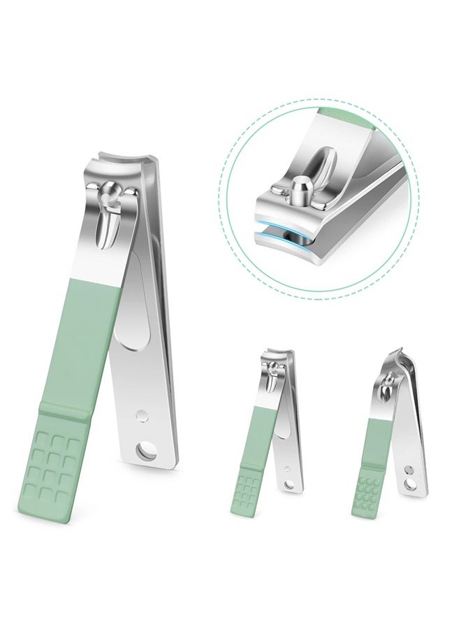 18pcs Manicure Set Pedicure Nail Clippers Set Travel Hygiene Kit Stainless Steel Professional Cutter Care Set Scissor Tweezers Knife Ear Pick Tools Grooming Kits with Leather Case