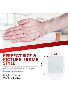 HEALQU Transparent Film Dressing, 2 3/8" x2 3/4" Box of 100 - Waterproof Wound Bandage Adhesive Patches, Post Surgical Shower or IV Shield, Tattoo Aftercare Bandage by Healqu  - Image 2