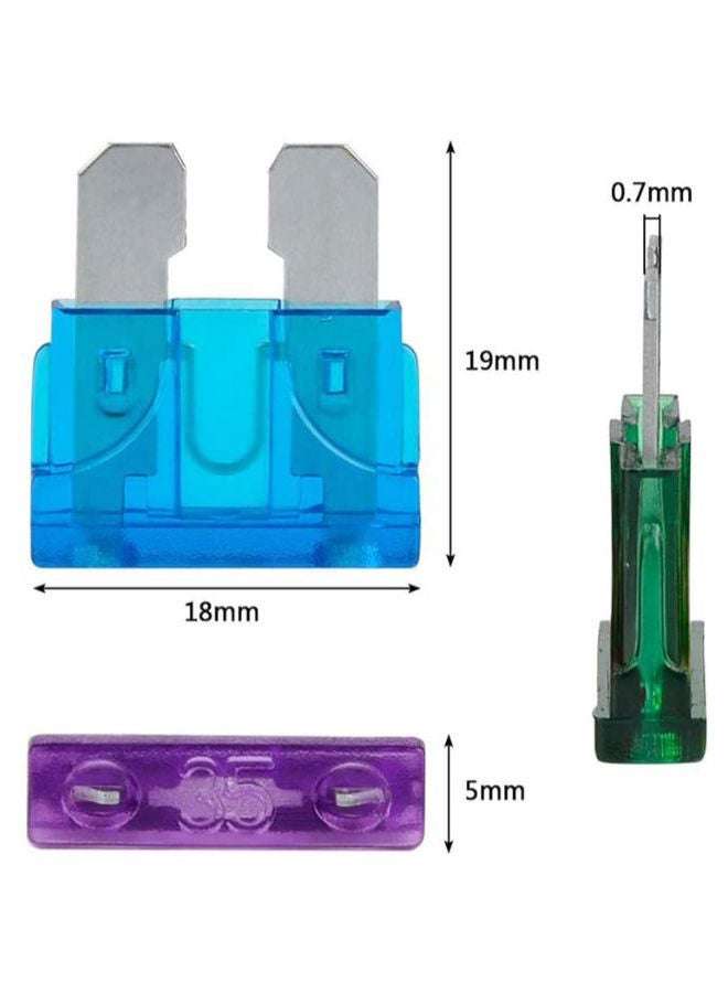 NIBEMINENT 105-Piece Blade Car Fuse Assortment Set - Image 4