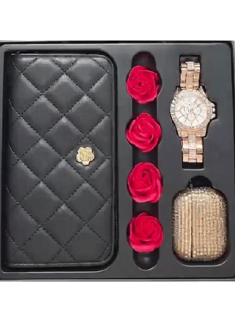 Haino Teko Germany GP 25 Valued Combo with Wallet, Watch, and TWS Earphones – Stylish and Practical Gift Set in Random Colours, Perfect for Men and Women, Complete with Essential Accessories for Everyday Use - Image 2