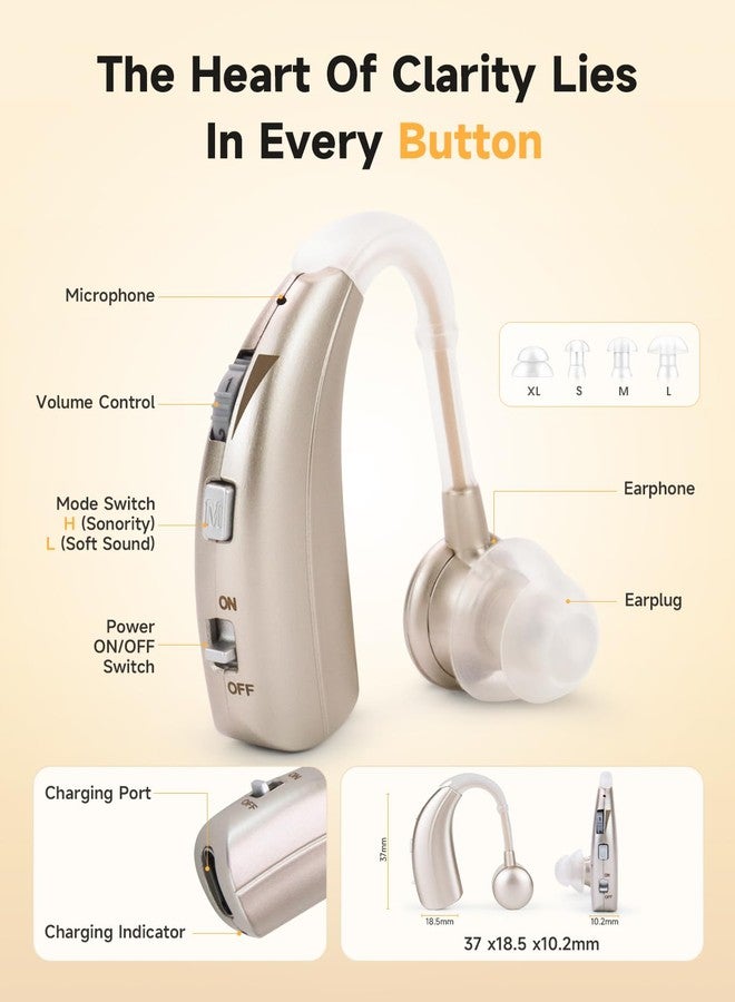 Britzgo Digital Hearing Amplifier by Britzgo BHA-1301 Pack of 2. Doctor and Audiologist Designed - Image 3