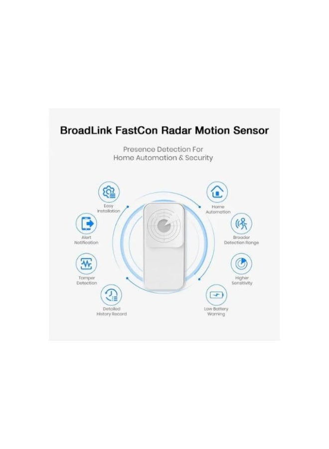 Broadlink SR4M Smart Radar Motion Sensor - Millimeter Wave Accuracy - Image 3