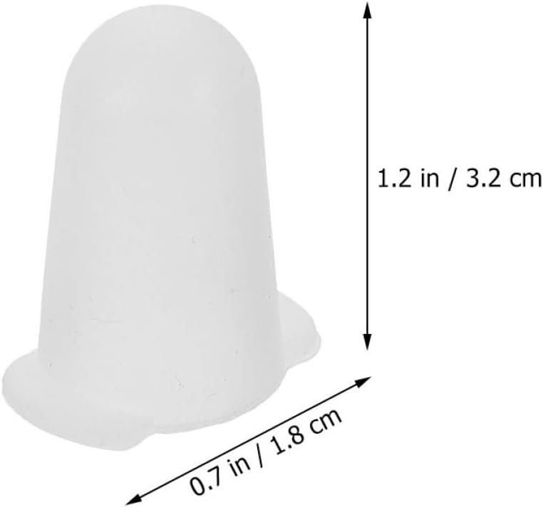 Silicone Cake Piping Tip Protectors Covers Set, Medium Size 2pcs, Baking Decorating Nozzle Sleeve for Frosting Tip Protection and Storage - Image 2