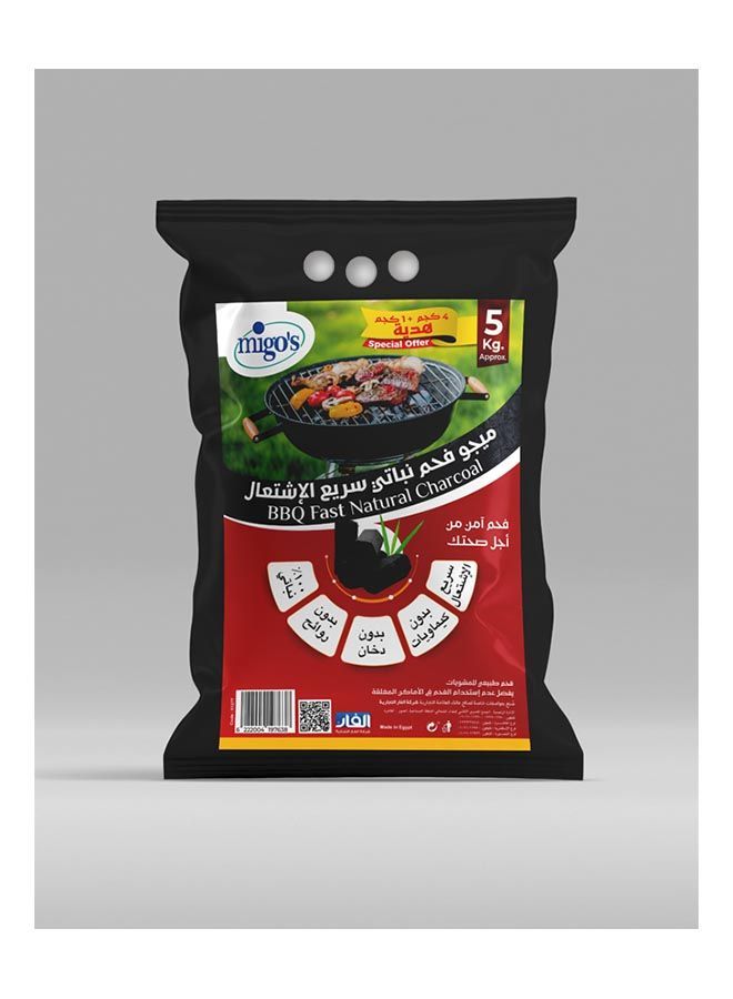 Fast Ignition Charcoal- 5KG