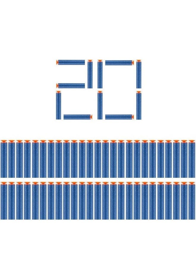 في جراسب رصاصات شفط رغوية ناعمة من VGRASSP، سهام للعب الأطفال - رصاصات آمنة لاصقة متوافقة مع مسدسات Nerf N-Strike وBlaze Storm Blaster (عبوة من 20 رصاصة) - Image 1