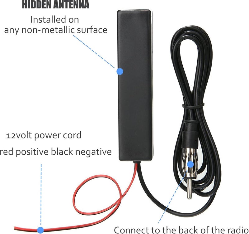 KSaAuto 12V Car Antenna Booster Stereo FM AM Radio Signal Amplifier for Vehicles - Image 3