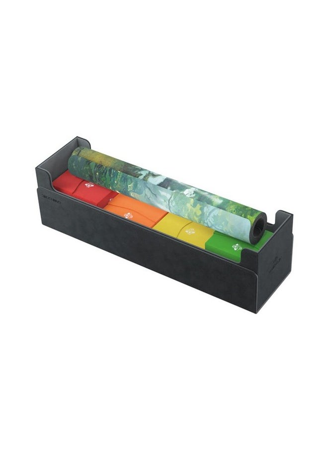 Gamegenic Gamegenic Dungeon S 550+ Convertible Deck and Game Accessories Box | Double-Sleeved Card Storage | Card Game Protector | Nexofyber Surface | Holds up to 550 Cards | Black Color | Made, G20091  - Image 5