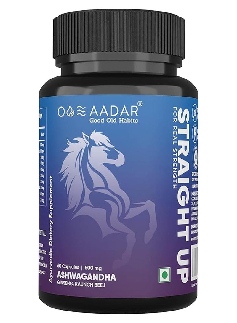 آدار كبسولة أيورفيدا المستقيمة (60 كبسولة) - Image 1