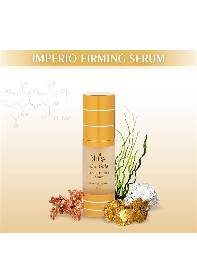 Shir-Gold Imperio Firming Serum (30ml) Anti-Aging Formula Leaves Skin HydratedSoftNourished Helpful For Normal to Dry Skin Types.
