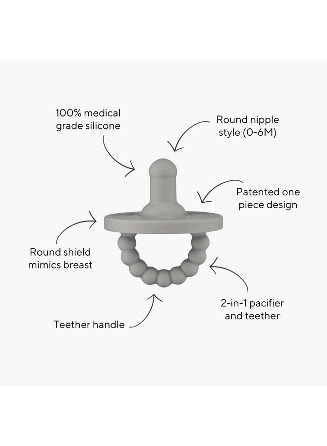 Ryan & Rose Ryan & Rose Cutie PAT Pacifier Teether 10 Pack Assorted Colors (Whimsy (Girl), Stage 1) - Image 2
