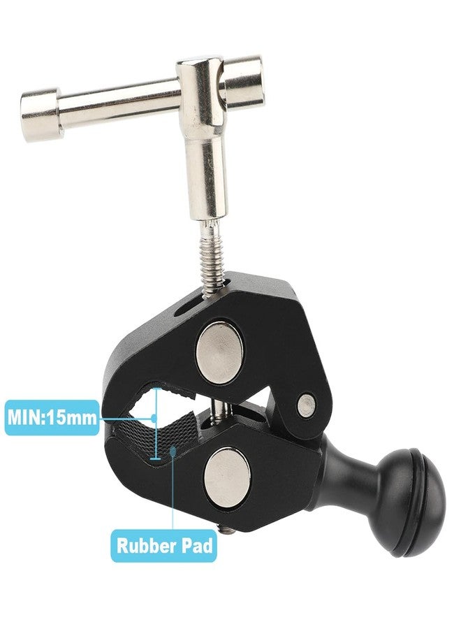 Rigdance Super Clamp Mount with 20mm Ball for Off-Road Vehicle A-Pillar Grab Handle, Truck Bus Handle Bar, Compatible with Bulletpoint Mounting Solutions - Image 3